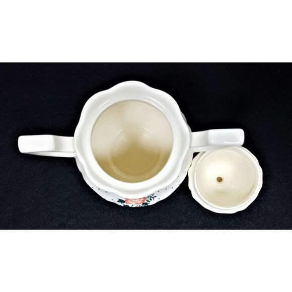 Johnson Bros Monticello Ironstone Sugar Bowl w/ Lid 2 handles England 1983-84 - Picture 3 of 4